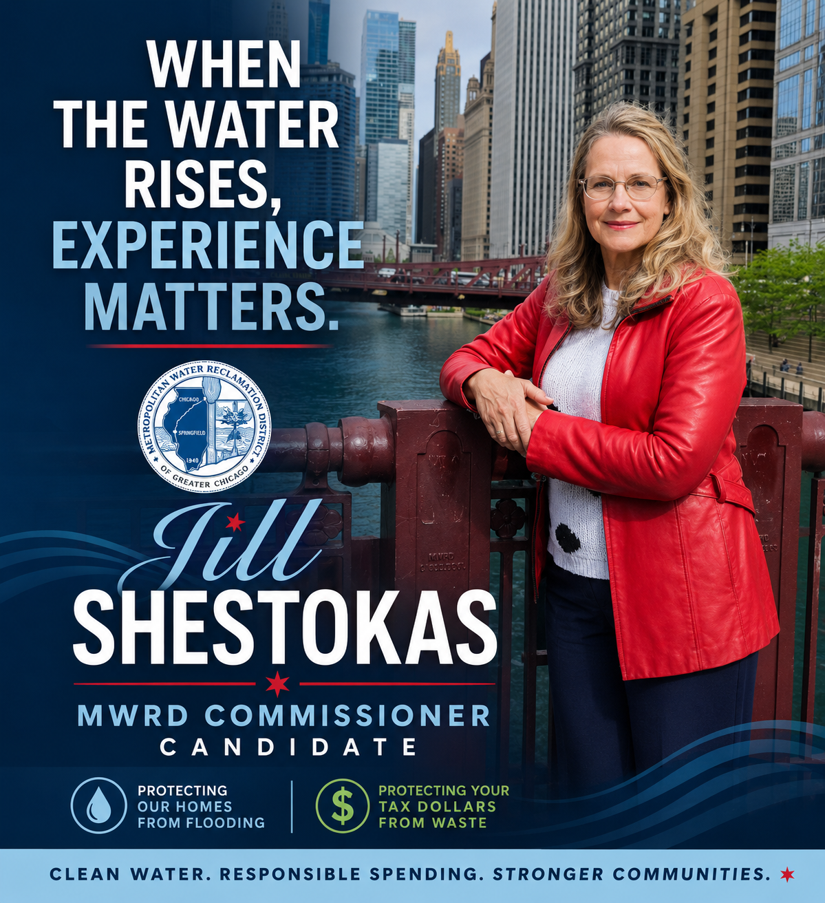 When the water rises, experience matters — Jill Shestokas for MWRD Commissioner